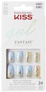 Laukku 24 geeligehtäntä KISS:iltä, sisältää glitteriä, osa Fantasy Collectionia.