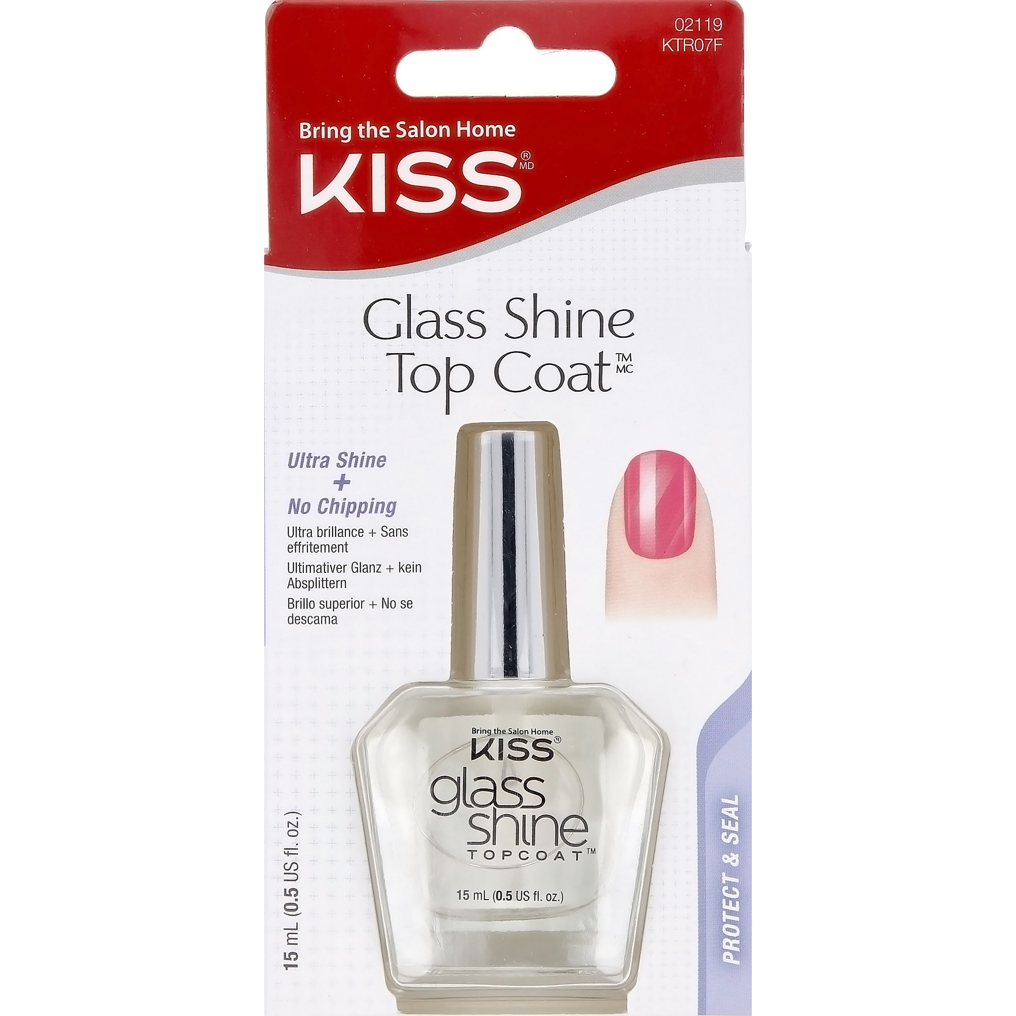 Läs mer om Kiss Glass Shine Topcoat