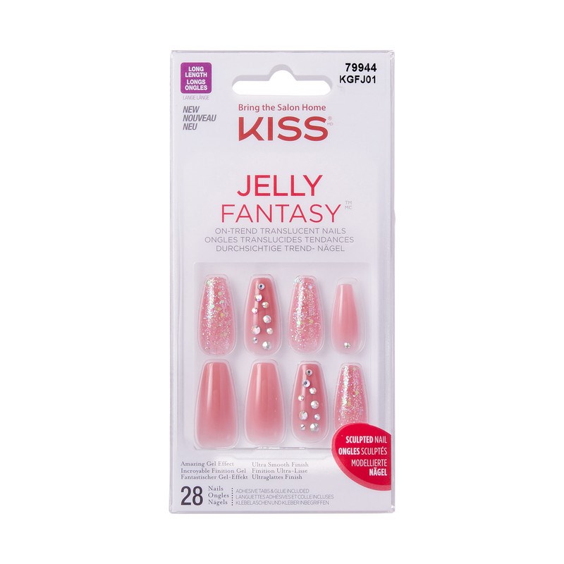 Bilde av Kiss Jelly Fantasy Translucent Nails Be Jelly