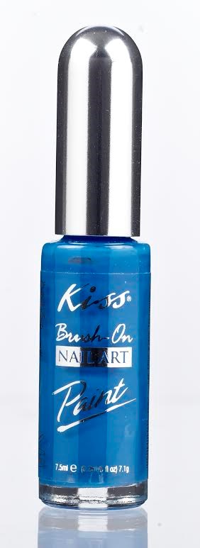 Kiss Nail Art Paint Blue Blue