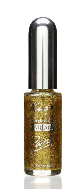 Kiss Nail Art Paint Golden Glitter Golden Glitter
