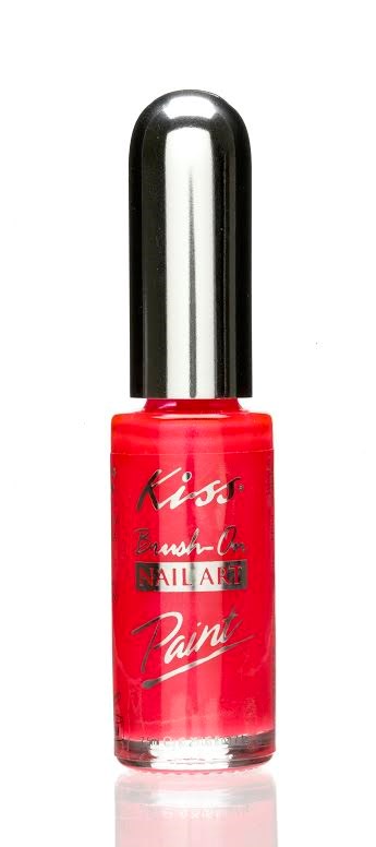 Kiss Nail Art Paint Hot Pink