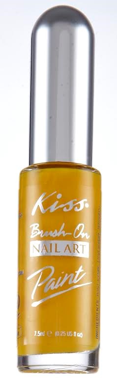 Kiss Nail Art Paint Yellow Yellow