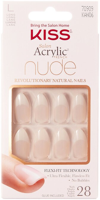 Kiss Kiss Salon Acrylic French Nude Revolutionary Natural Nails Long Sensibility