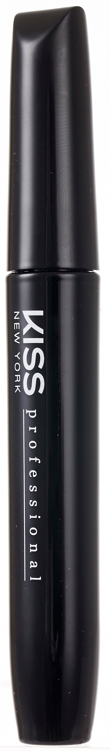 A black pen with the words "KISS PROFESSIONAL" on it. It has a cap and looks sleek and professional.