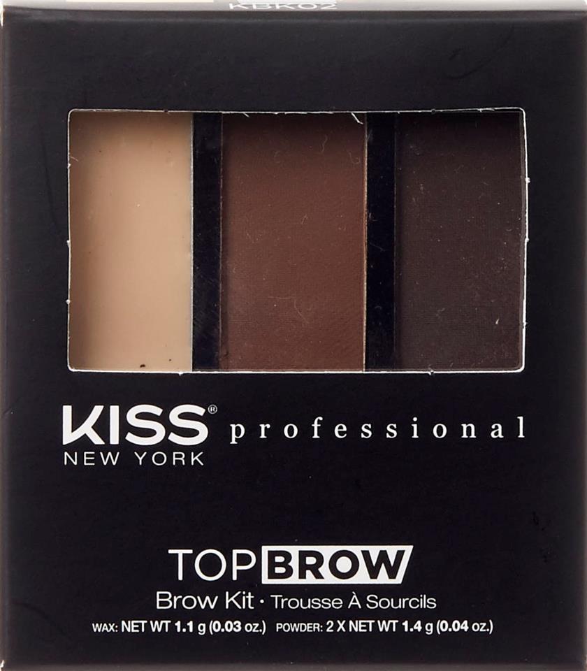 Kiss New York Top Brow Kit Chocolate