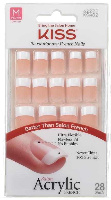 Kiss Salon Gel French Nail Kit Sugar Rush