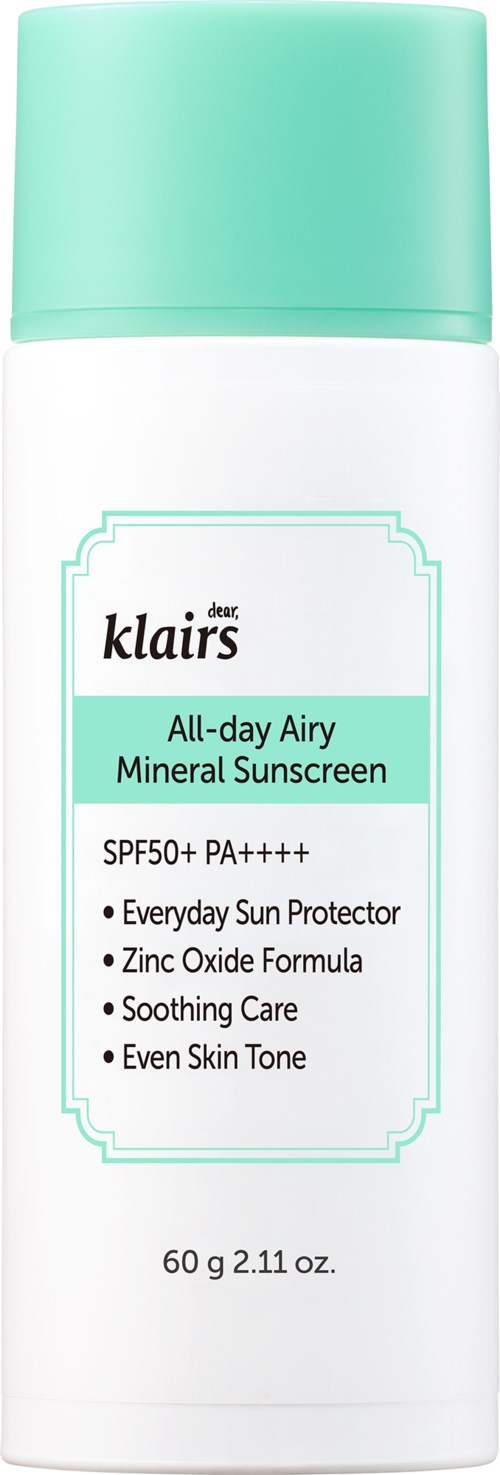 Klairs All-day Airy Mineral Sunscreen 60 ml