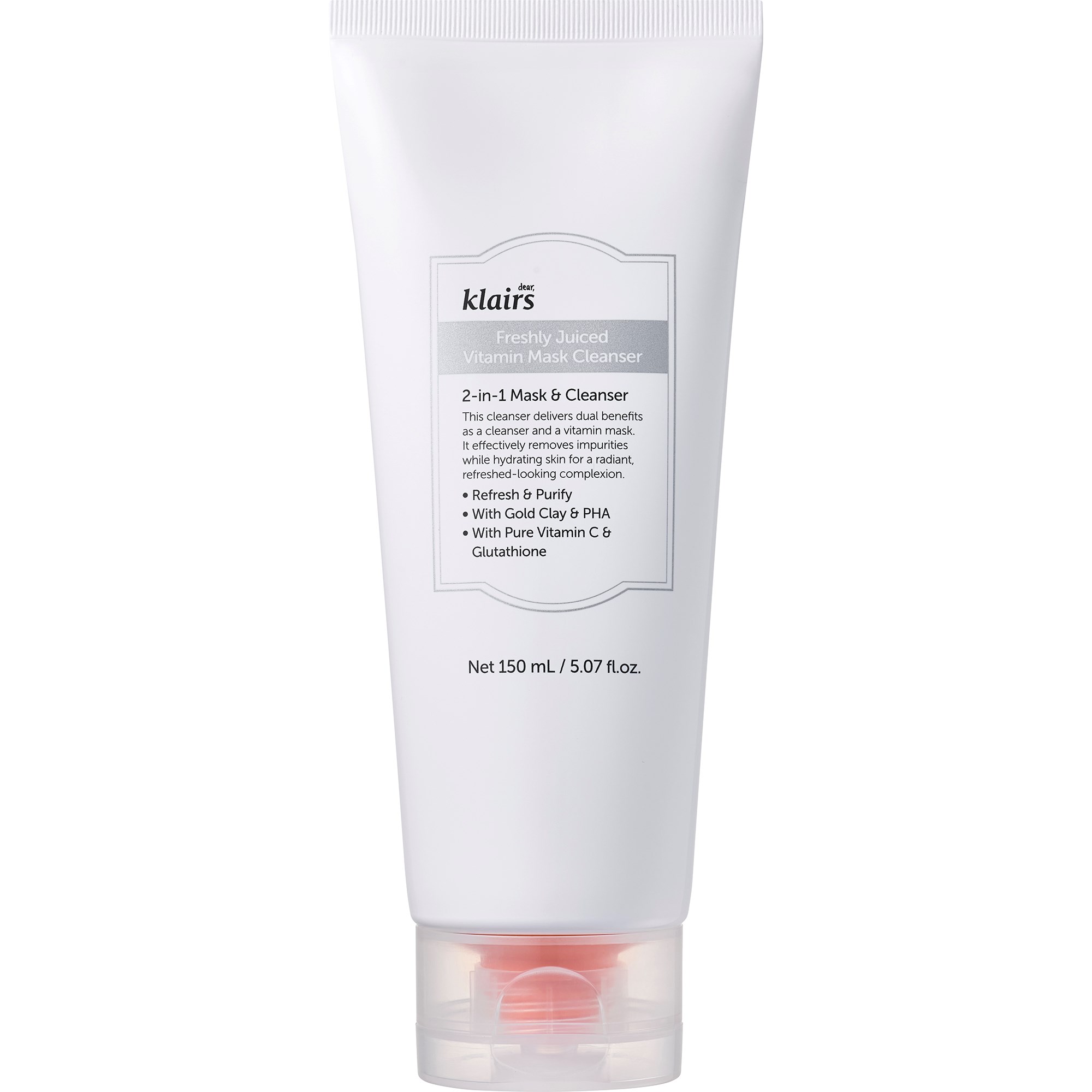 Klairs Freshly Jucied Vitamin Mask Cleanser 150 ml billede