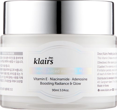 Klairs Vitamin Freshly Juiced Vitamin E Mask 90 ml