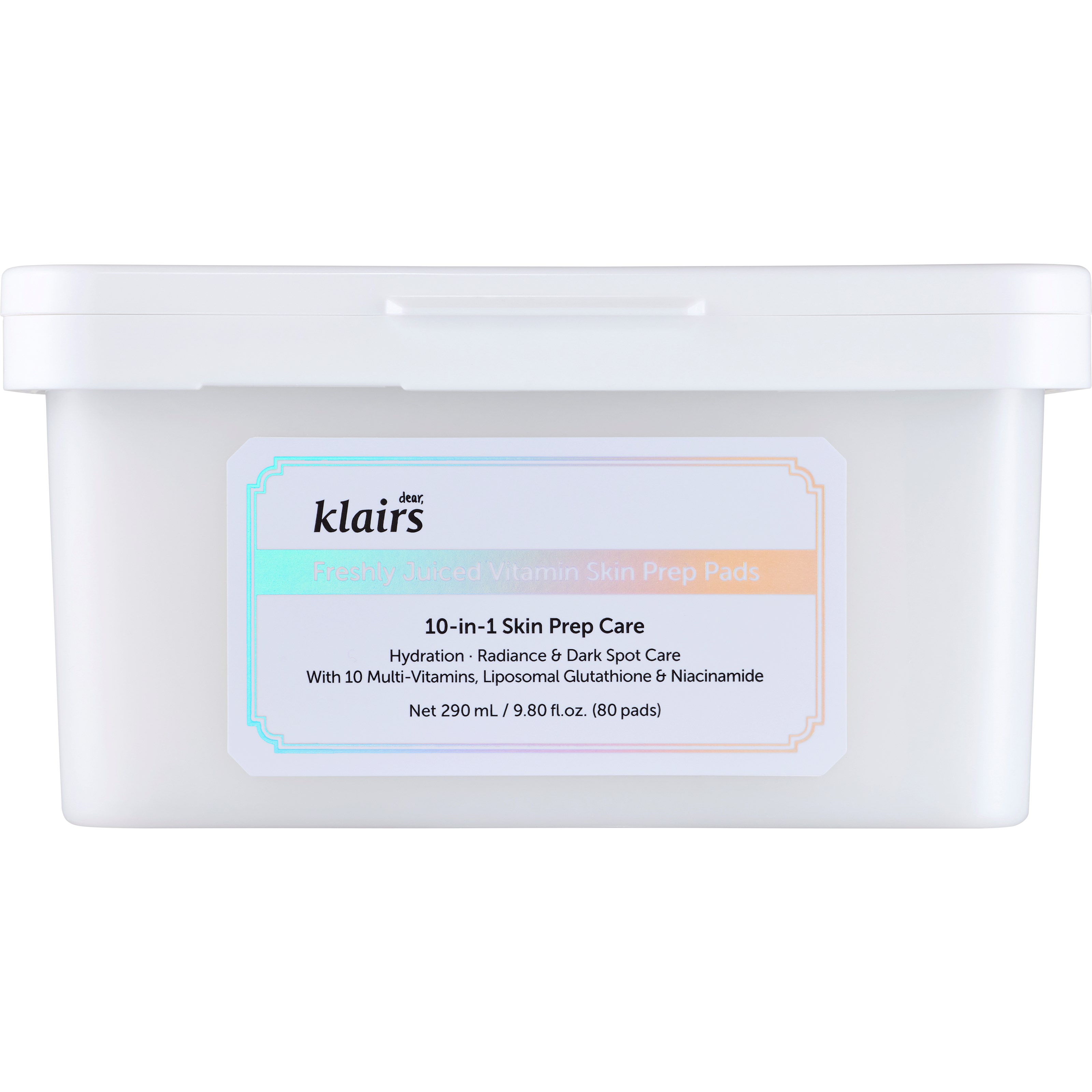 Klairs Freshly Juiced Vitamin Skin Prep Pads 290 ml (obrázok 4)