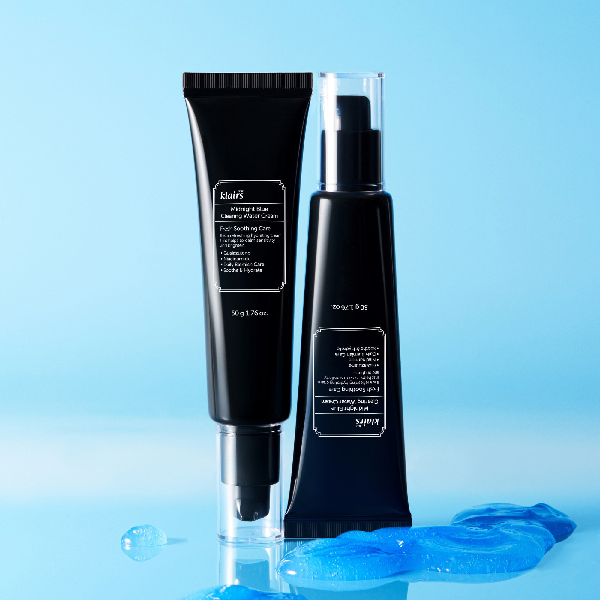 Klairs Midnight Blue Clearing Water Cream 50 g (obrázok 5)