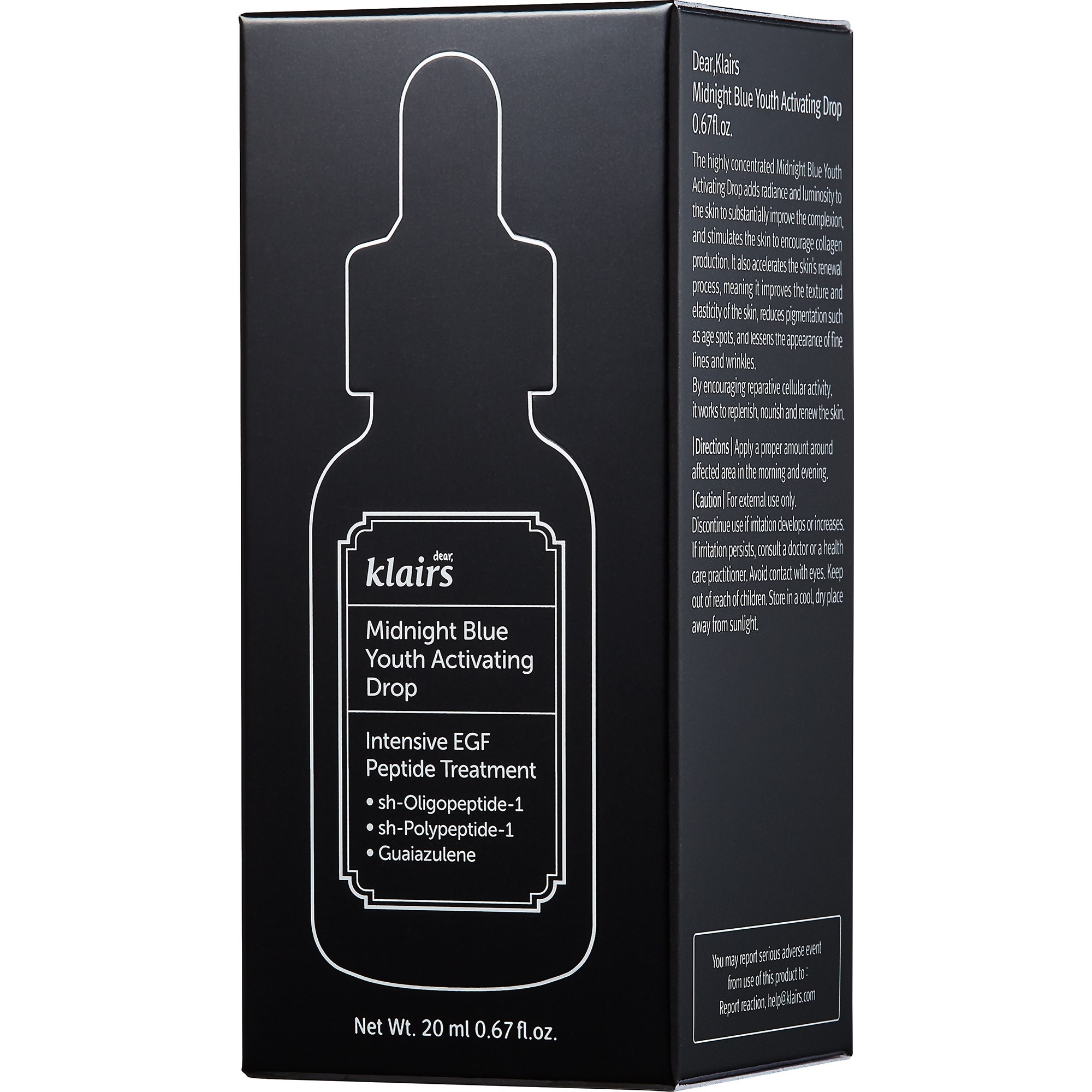 Klairs Blue Calming Midnight Youth Activating Drop (obrázok 3)