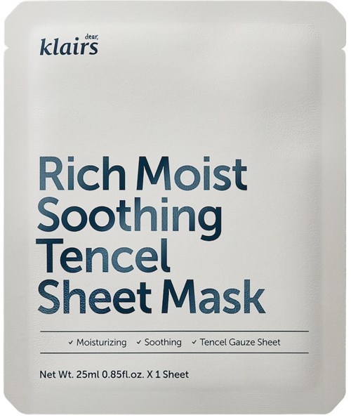 Klairs Rich Moist Soothing Tencel Sheet Mask 25 ml