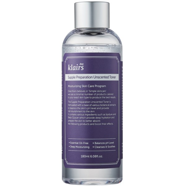 Klairs Supple Preparation Unscented Toner