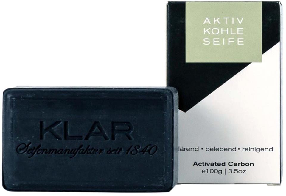 Klar Seifen Activated Charcoal Face Soap 100 g