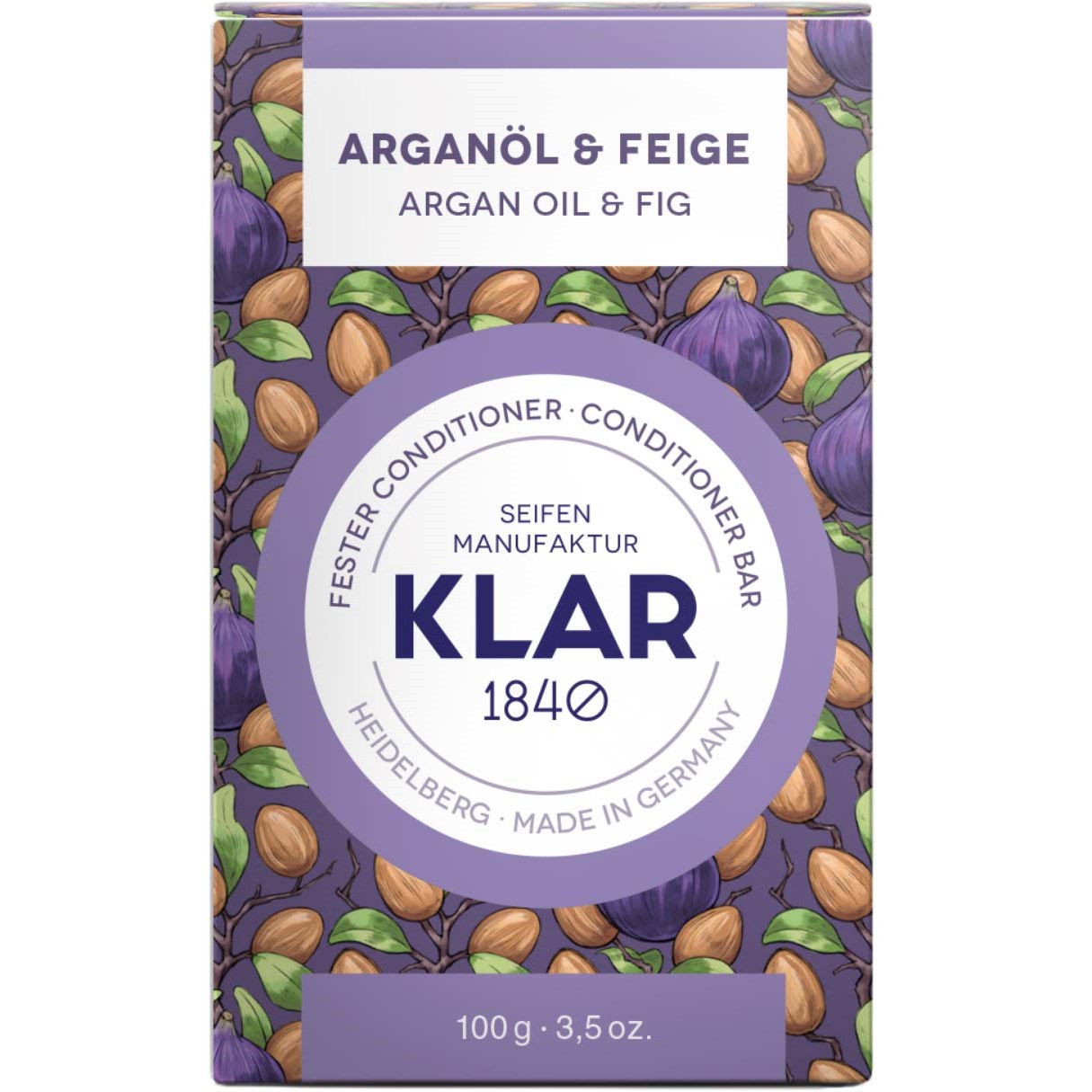 Läs mer om Klar Seifen Argan Oil & Fig Conditioner Bar 100 g