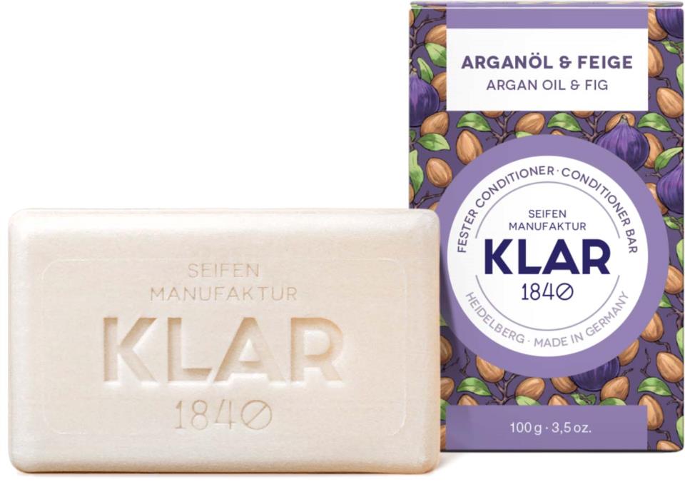 Klar Seifen Argan Oil & Fig Conditioner Bar 100 g