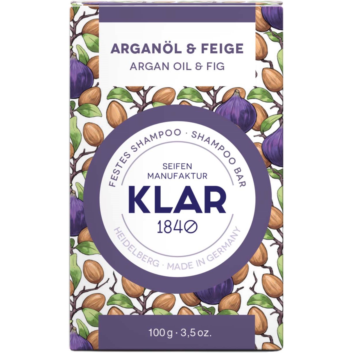 Läs mer om Klar Seifen Argan Oil & Fig Shampoo Bar 100 g