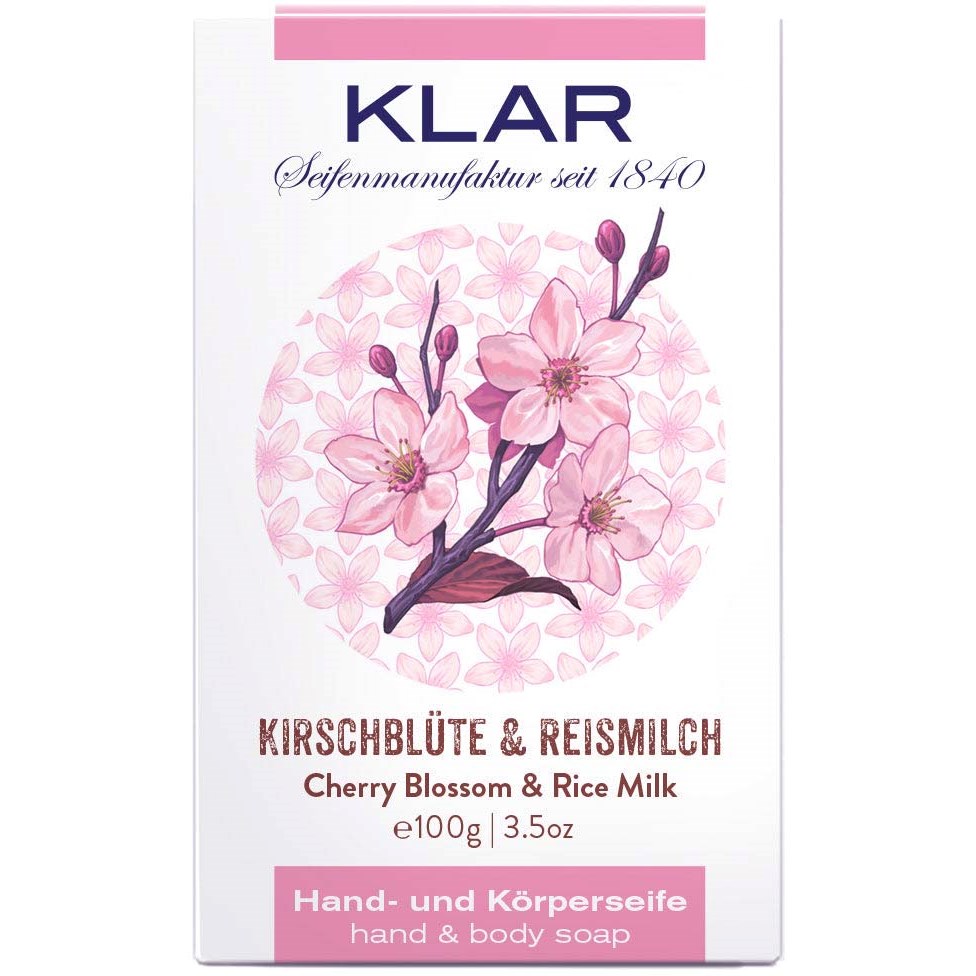 Läs mer om Klar Seifen Cherry Blossom & Rise Milk Soap 100 g