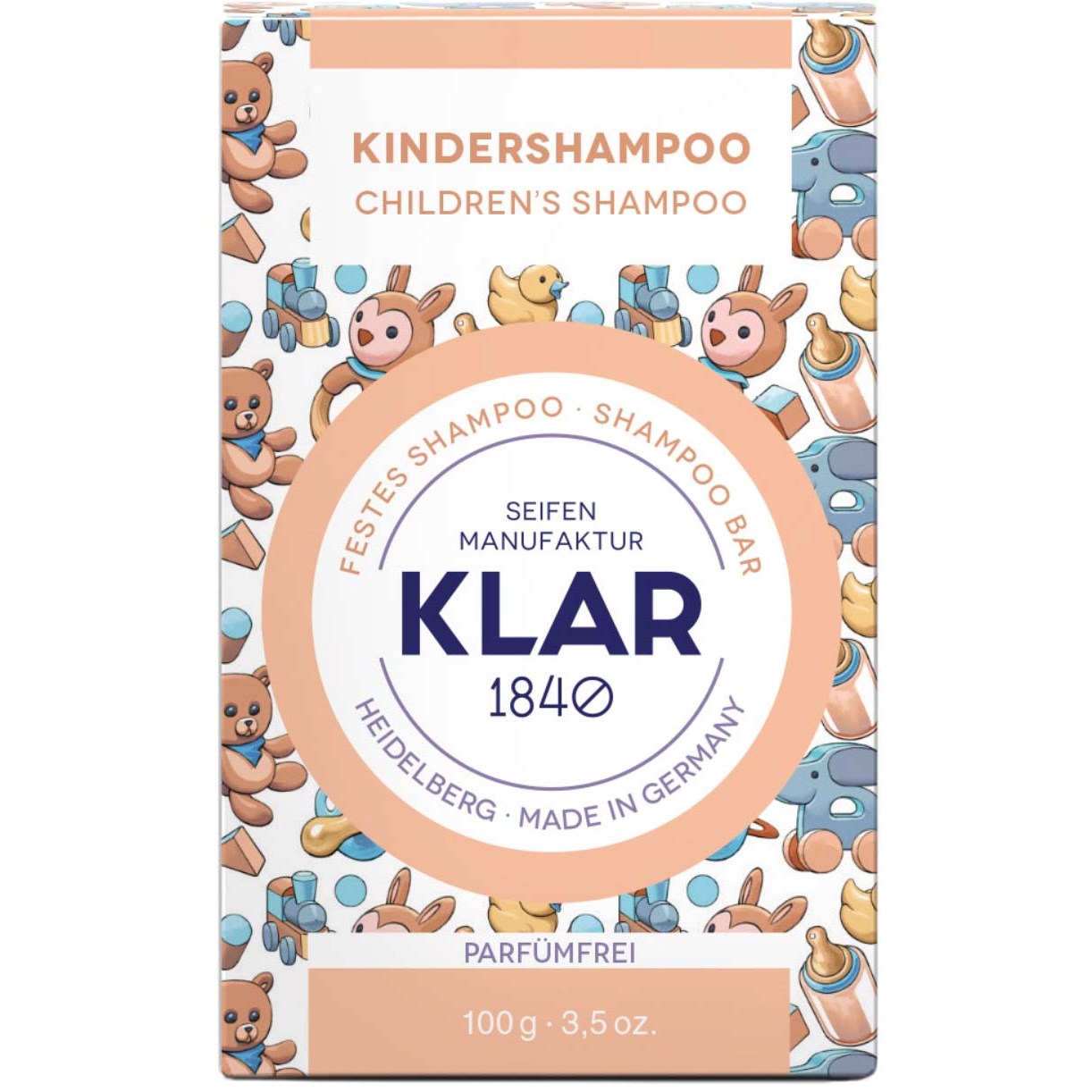 Läs mer om Klar Seifen Childrens Shampoo Bar - Fragrance Free 100 g