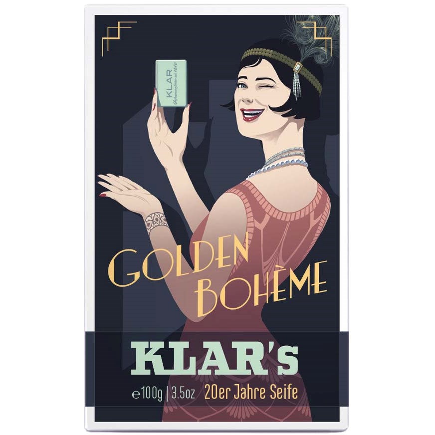 Läs mer om Klar Seifen Golden Bohème 20s Soap 100 g