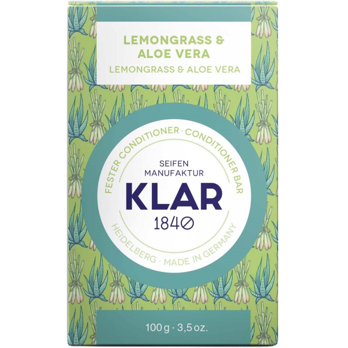 Läs mer om Klar Seifen Lemongrass & Aloe Vera Conditioner Bar 100 g