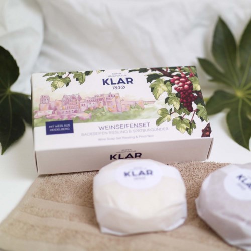 Klar Seifen Wine Soaps Red and White – Gift Set 300 g