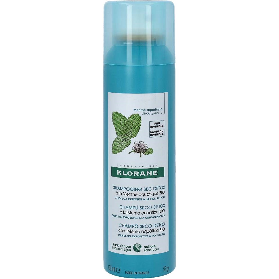Läs mer om Klorane Aquatic mint dry shampoo BIO 150 ml