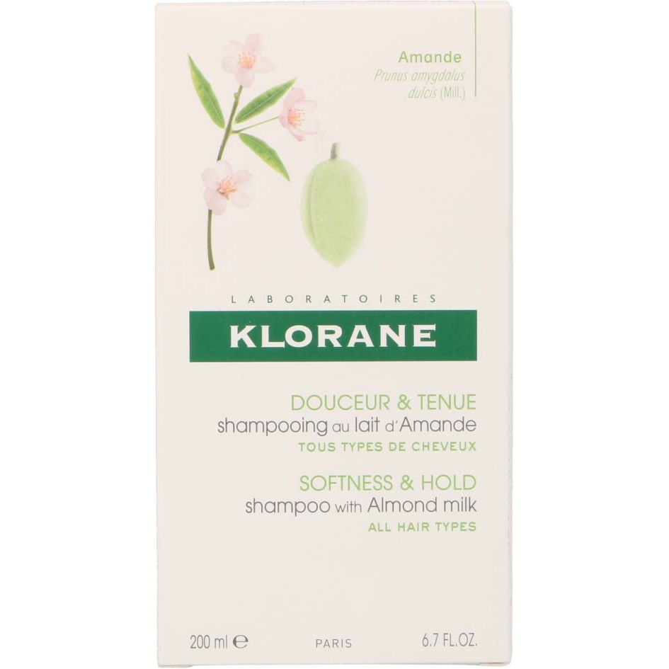 Läs mer om Klorane Gentle Almond Milk Shampoo 200 ml