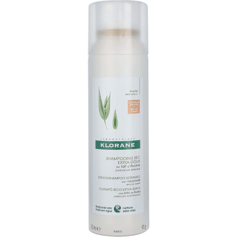 Läs mer om Klorane Klorane Ultra-Gentle Dry Shampoo with Oat Milk Dark Hair 150 m