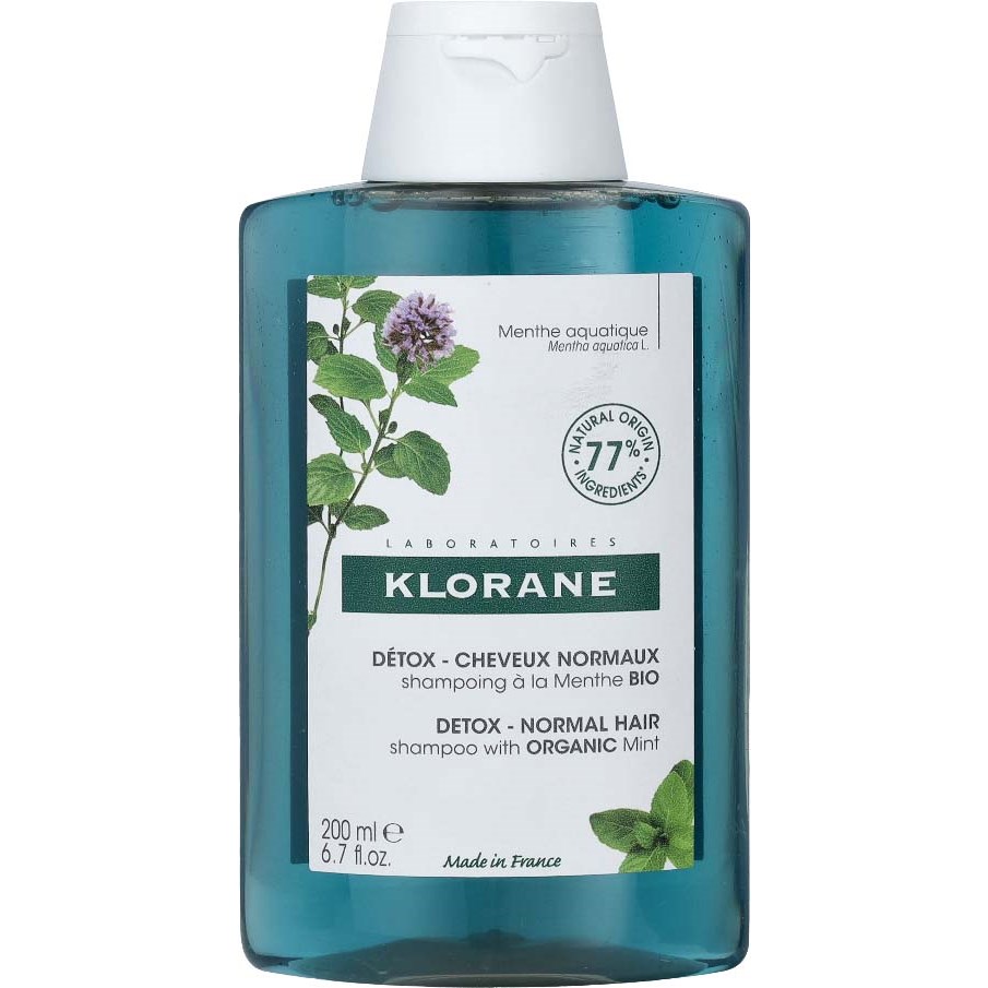Läs mer om Klorane Organic Aquatic Mint Detox Shampoo 200 ml