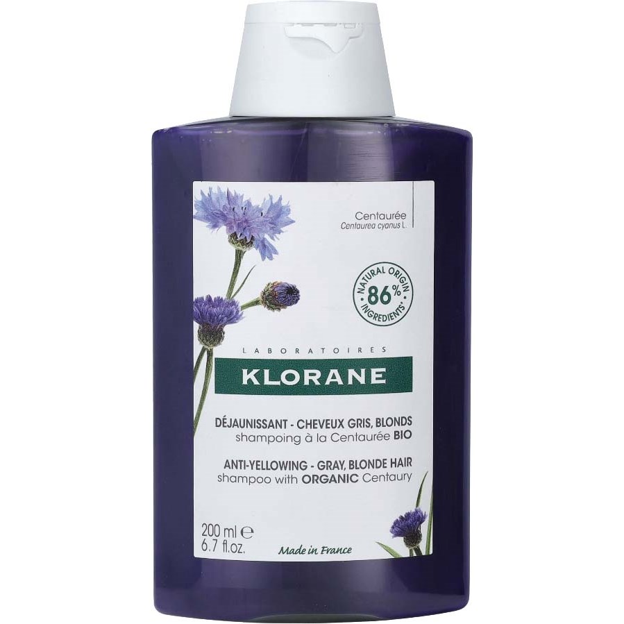 Läs mer om Klorane ORGANIC Knapweed Shampoo Silverschampoo 200 ml