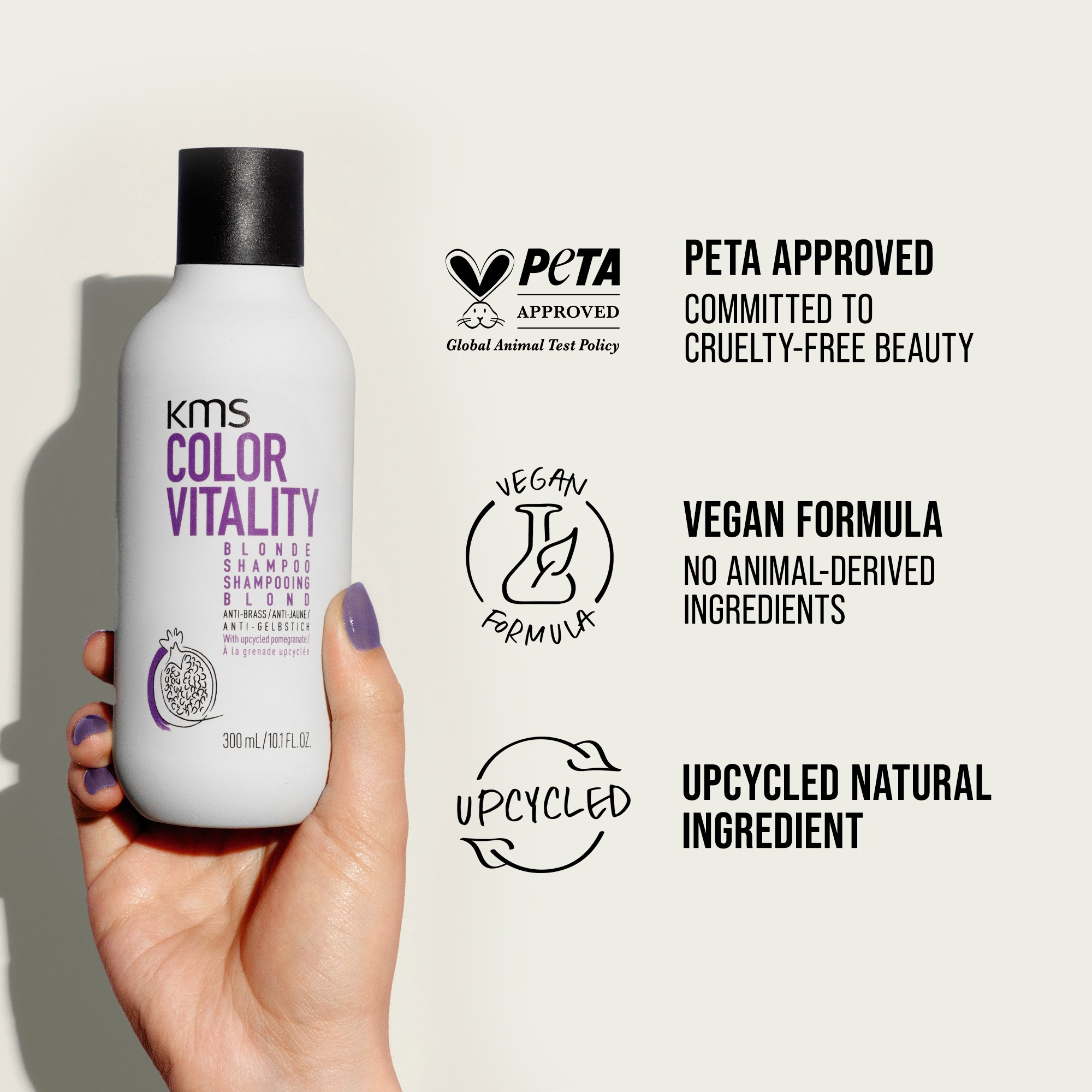 KMS ColorVitality START Blonde Shampoo 300 ml (obrázok 4)