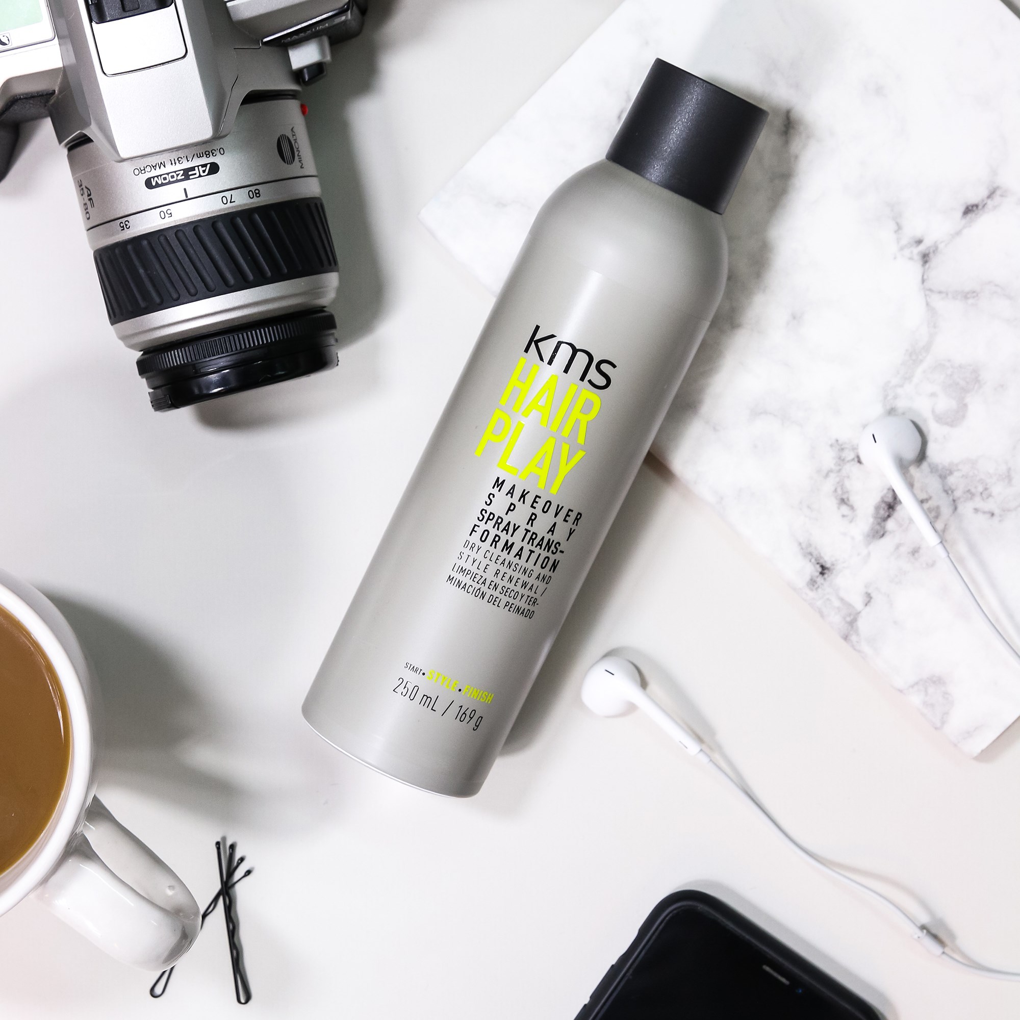 KMS Hairplay STYLE Makeover Spray VOC >55% 250 ml (obrázok 5)