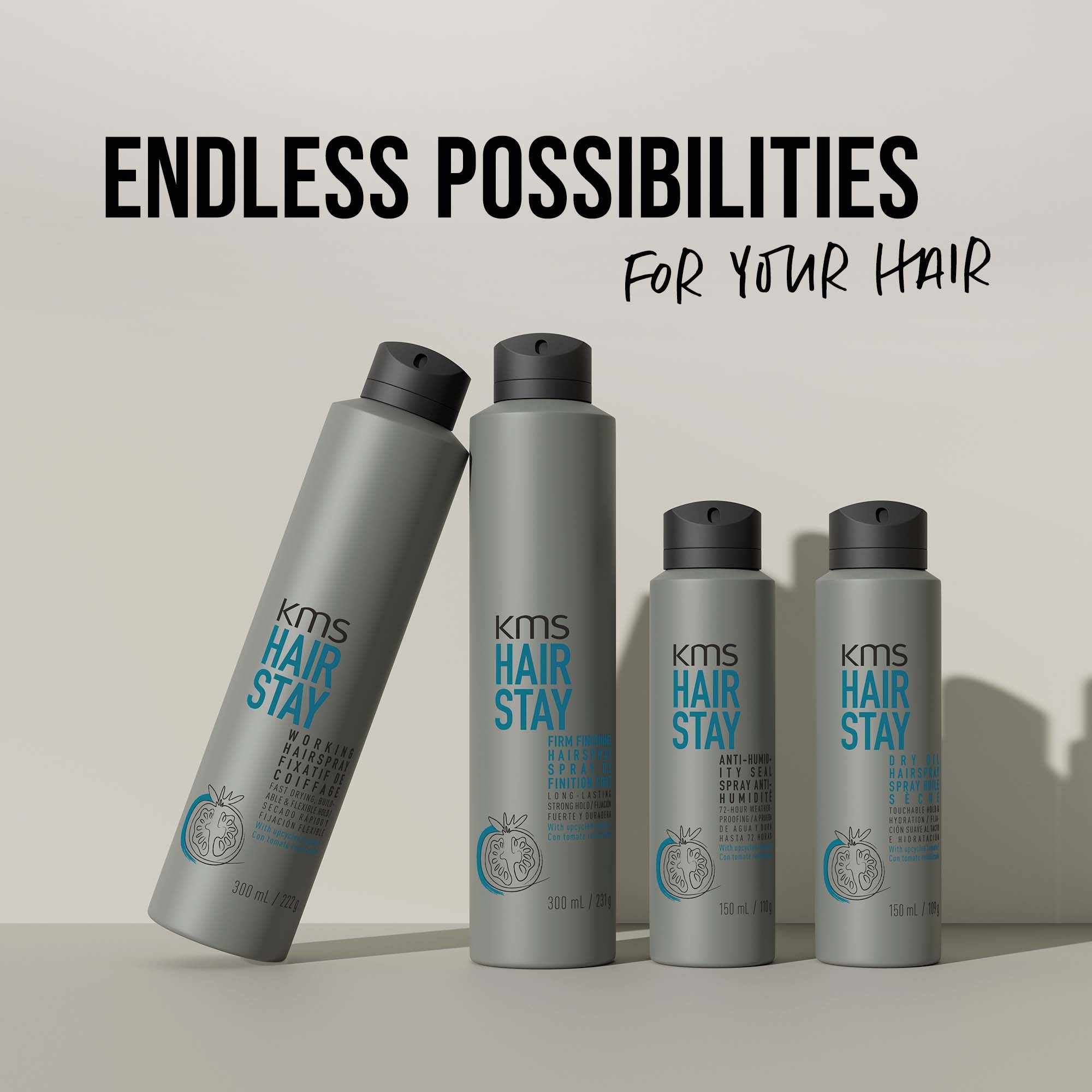 KMS HairStay Dry Oil Hairspray 75 ml (obrázok 8)