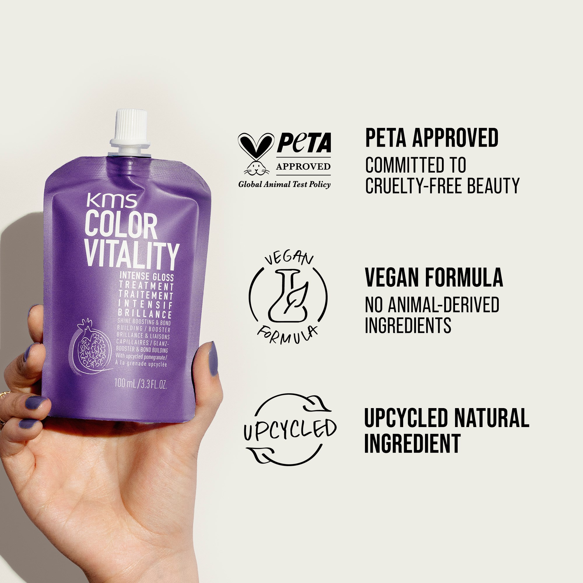 KMS ColorVitality START Intense Gloss Treatment 100 ml (obrázok 4)