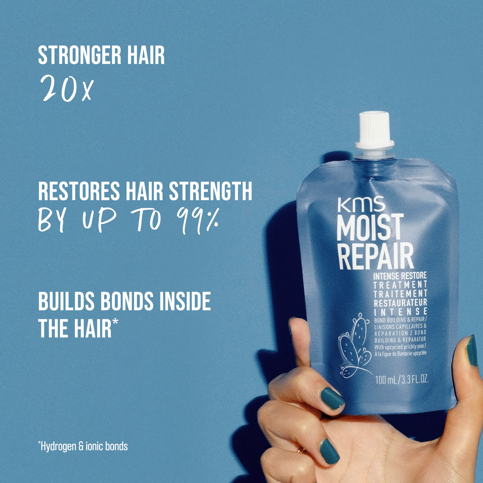 KMS MoistRepair START Intense Restore Treatment 100 ml (obrázok 3)