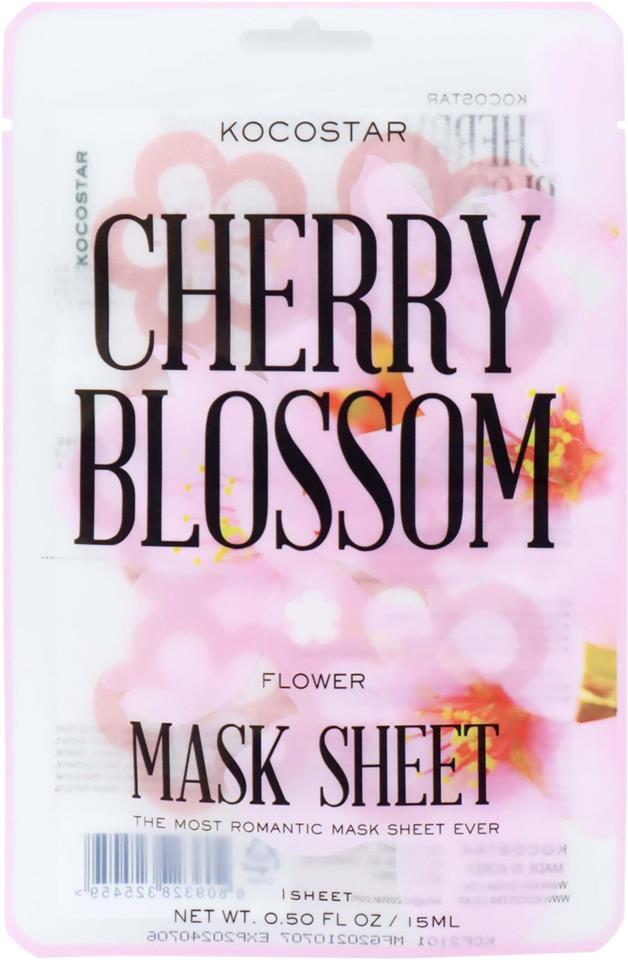 KOCOSTAR Flower Mask Sheet Cherry Blossom (6 flowers)