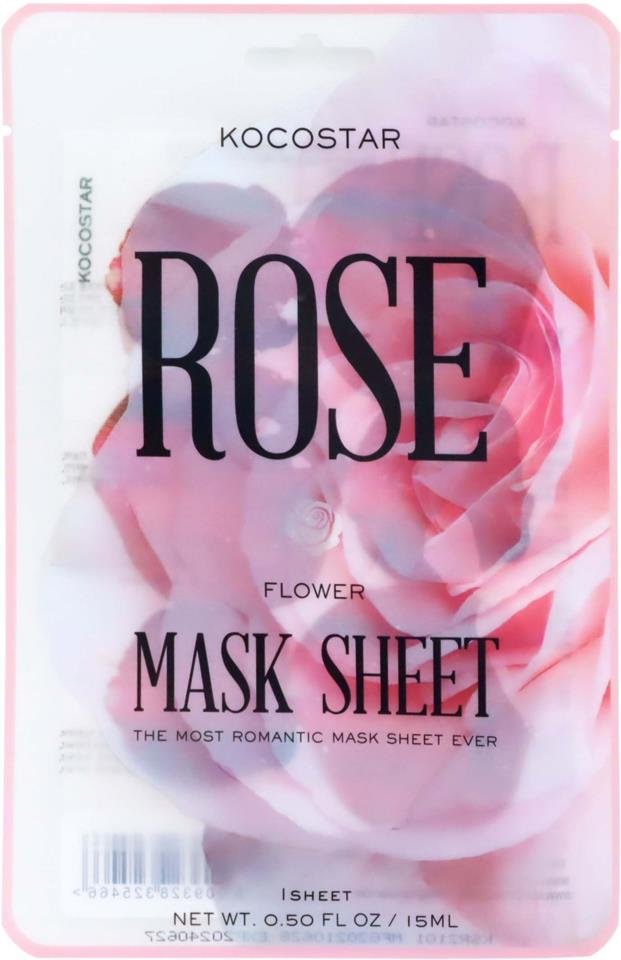 KOCOSTAR Flower Mask Sheet Rose (6 flowers)