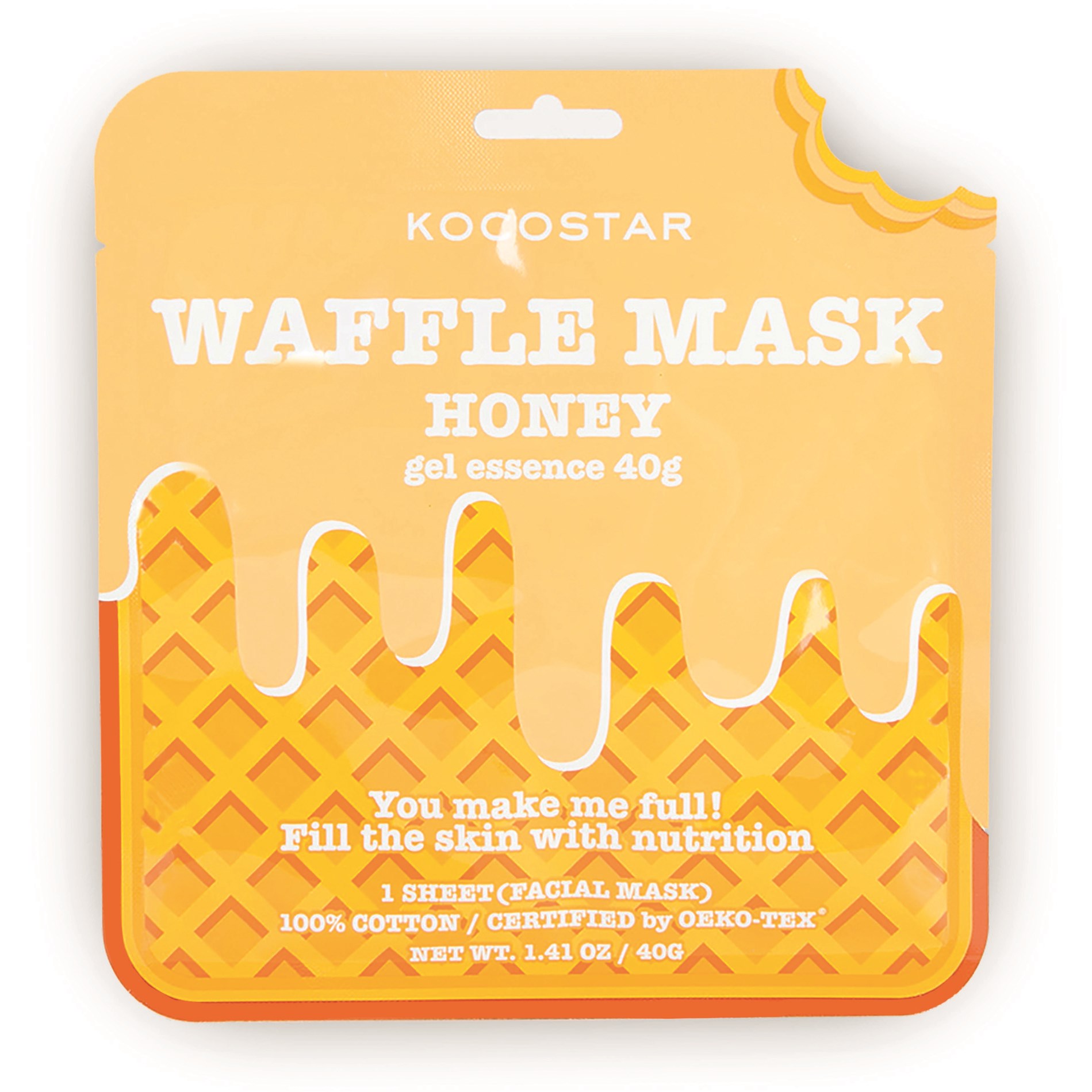Läs mer om KOCOSTAR Waffle Mask Honey 40 g