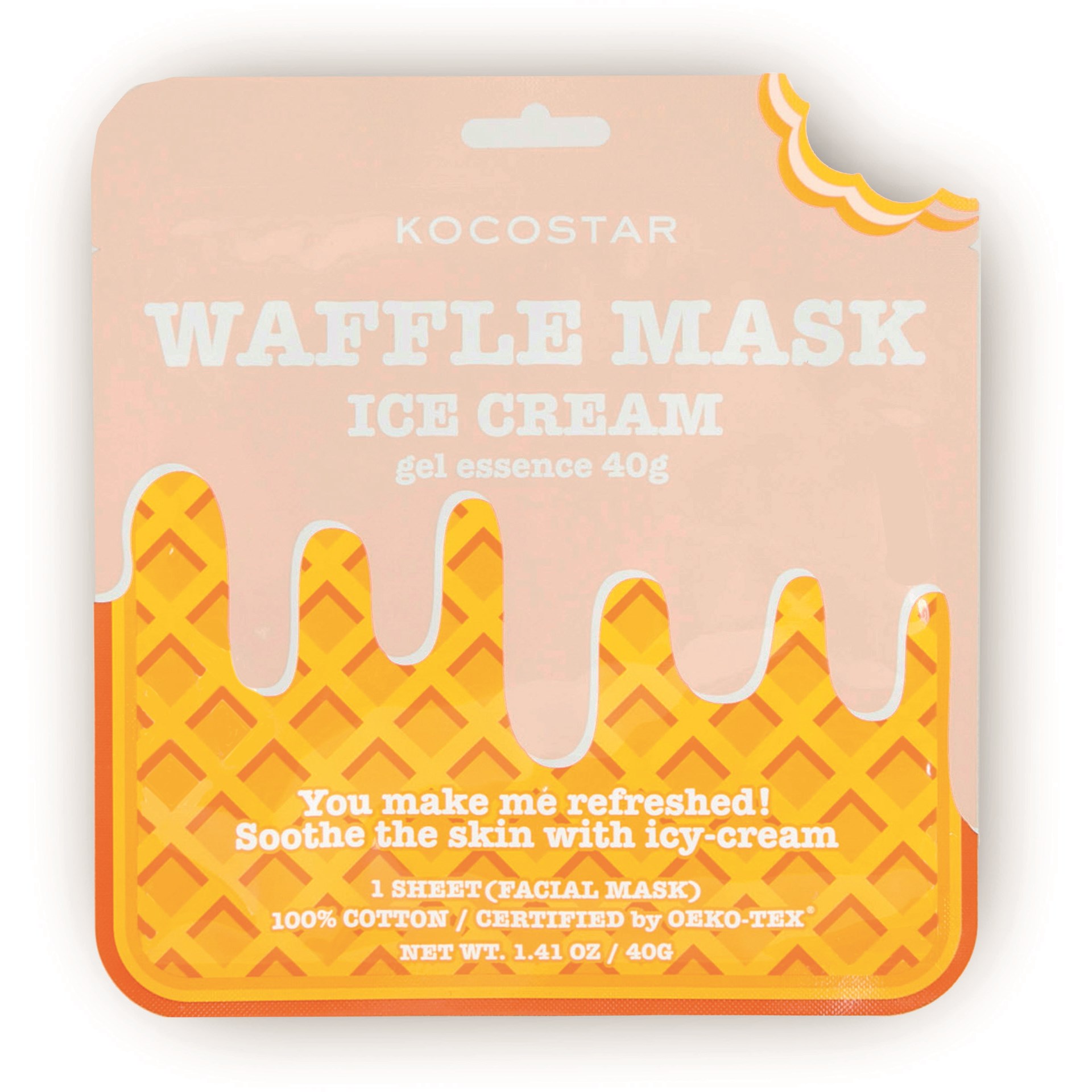 Läs mer om KOCOSTAR Waffle Mask Icecream 40 g