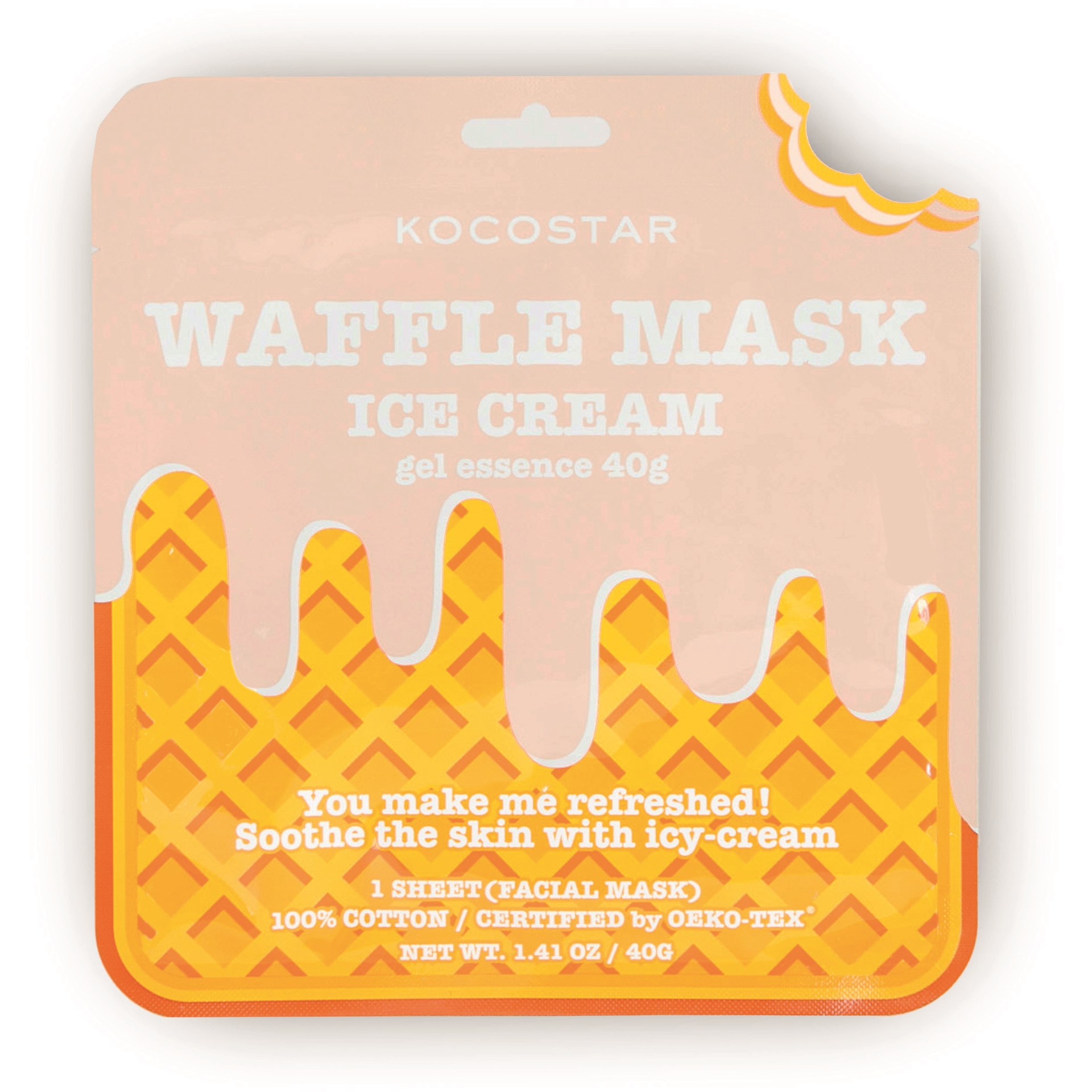 KOCOSTAR Waffle Mask Icecream 40 g billede
