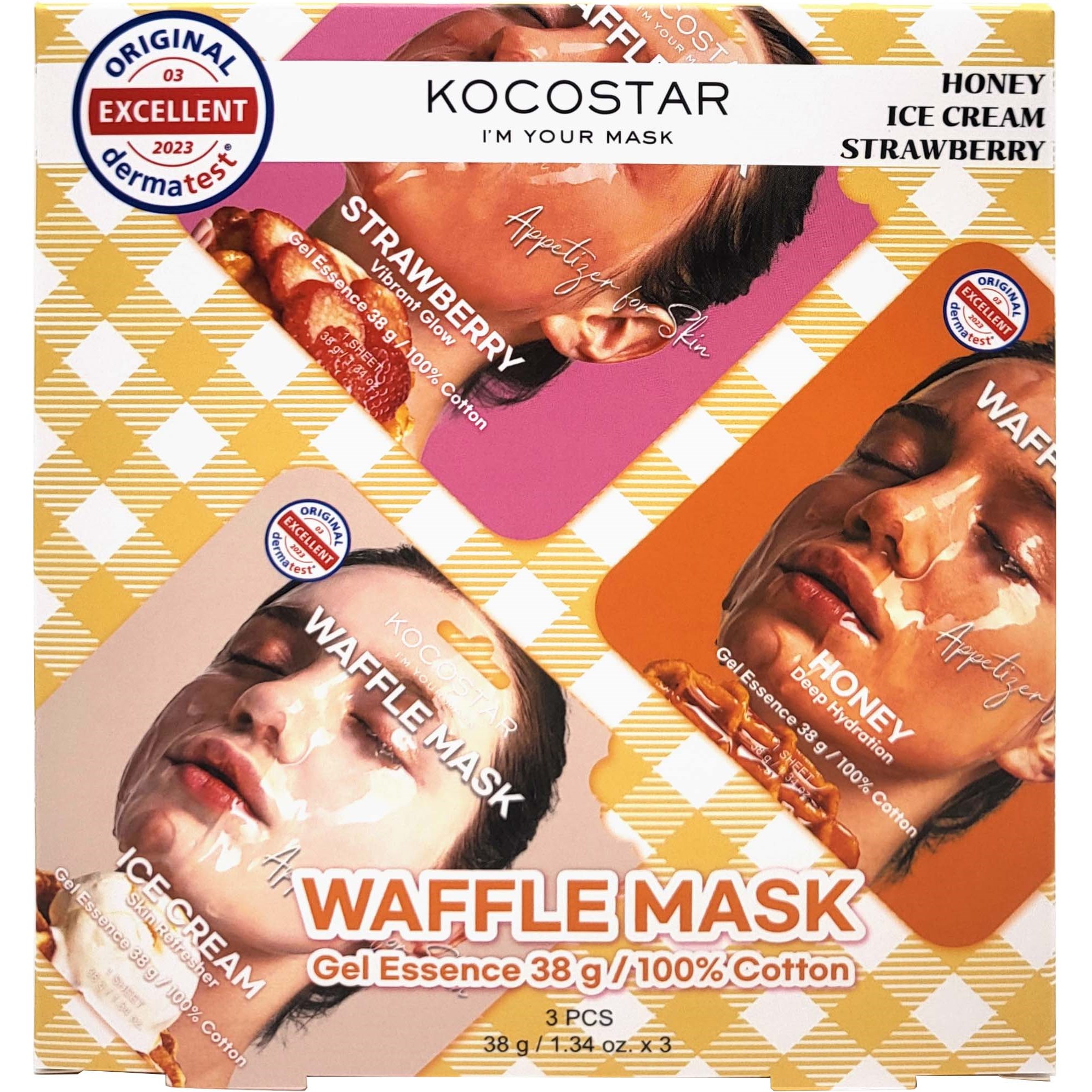 Läs mer om KOCOSTAR Waffle Mask Kit