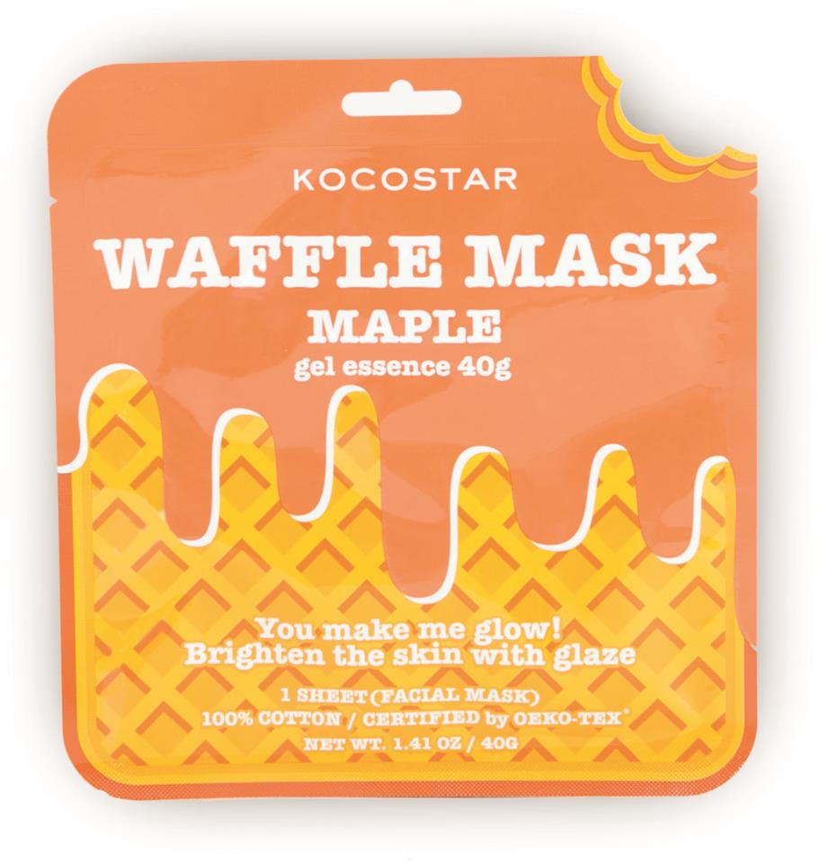 KOCOSTAR Waffle Mask Maple