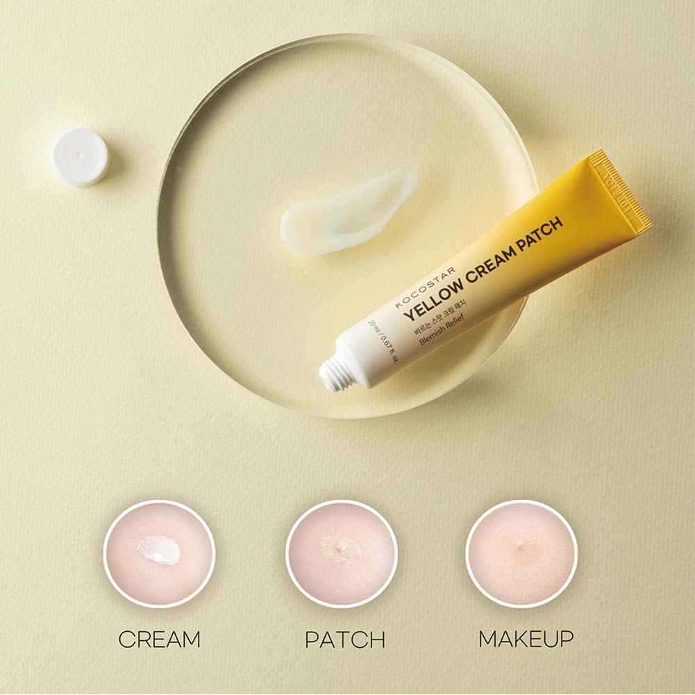 KOCOSTAR Yellow Cream Patch Blemish Relief 20 ml (obrázok 8)