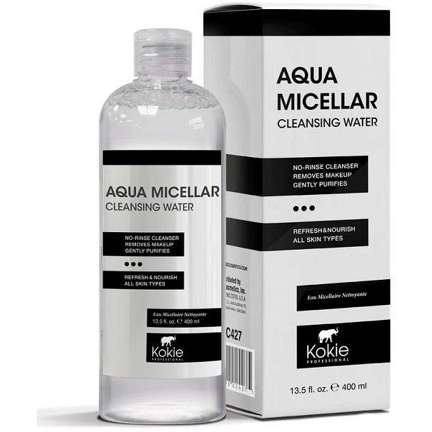 Läs mer om Kokie Cosmetics Aqua Micellar Cleansing Water 400 ml