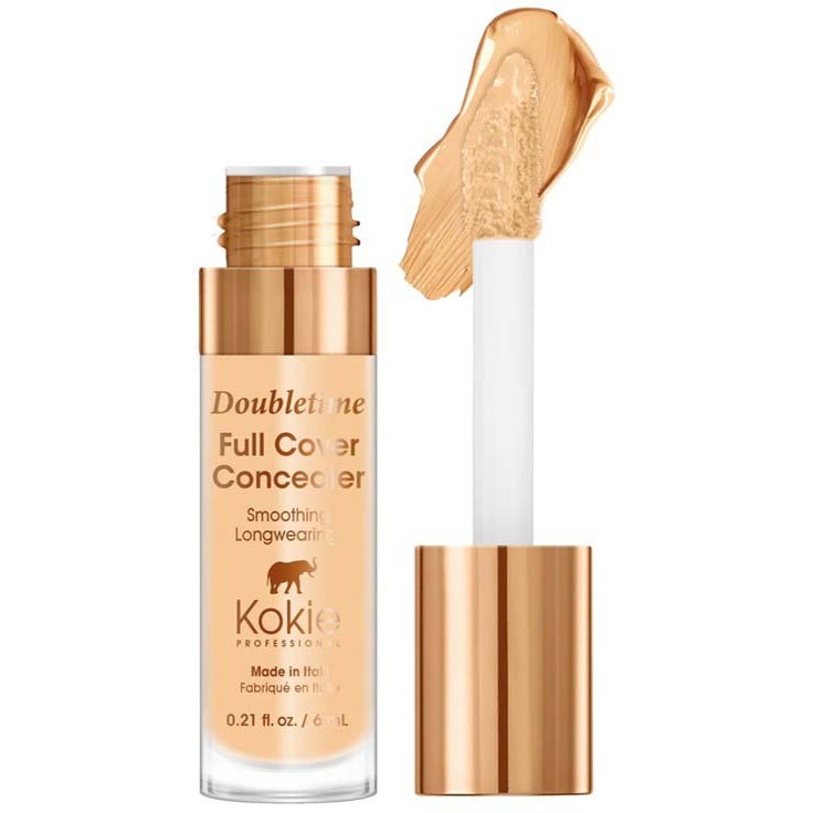 Läs mer om Kokie Cosmetics Doubletime Full Cover Concealer 101 Medium Golden