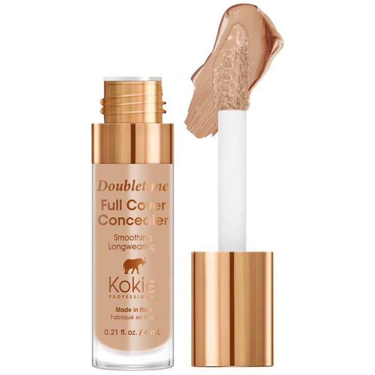 Läs mer om Kokie Cosmetics Doubletime Full Cover Concealer 104 Golden Tan