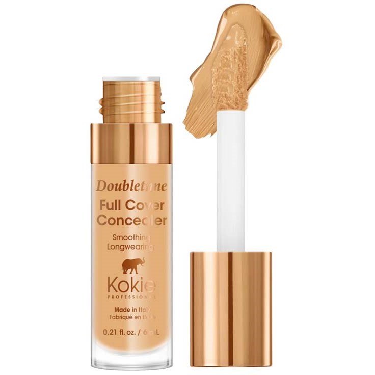 Läs mer om Kokie Cosmetics Doubletime Full Cover Concealer 108 Deep Tan